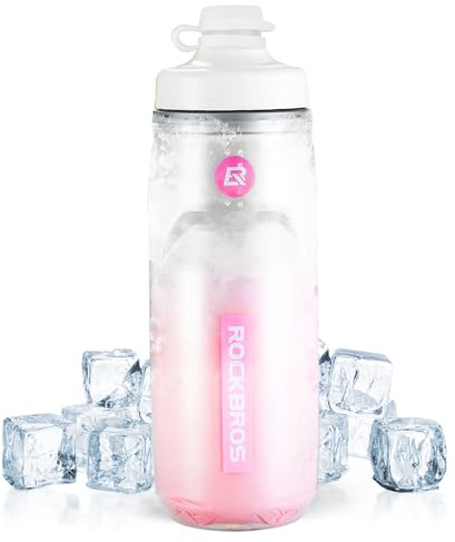 ROCKBROS 620 ml BPA-fri isolerad cykelflaska med stor kapacitet