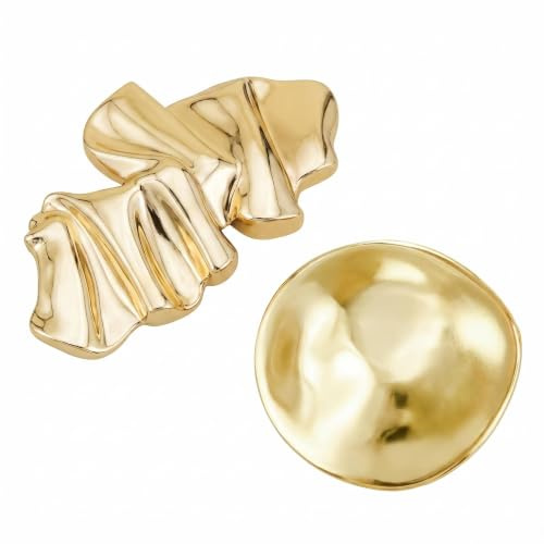Broche Dorée Femme Lot 2 Forme Irrégulière Broches et Pins