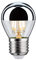 Paulmann 28668 LED Lampe Filament Tropfen 4,8W Leuchtmittel Kopfspiegel Silber 2700K Warmweiß dimmbar E27