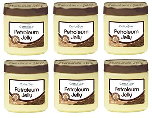 6 x Cotton Tree Petroleum Jelly Fragranced With Cocoa Butter 226g