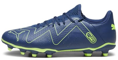 Puma Men's Future Play Fg/Ag Soccer Shoe, Persian Blue Pro Green, 44.5 EU