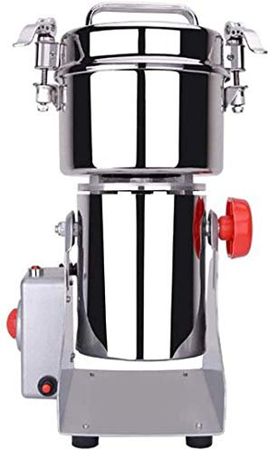 Grain Grinder Mill Electric Grain Spice Grinder Commercial Cereal Mill Grinder Flour Powder Machine,Stainless Steel,Portable High