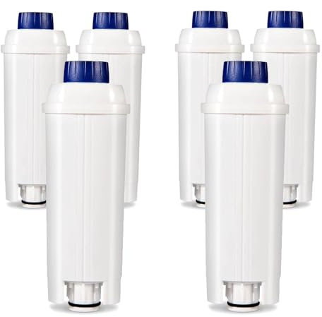 Sparesbarn DLSC002 Wasserfilter Kompatibel mit DeLonghi DLS C002, Magnifica S, Dinamica, ECAM, ESAM, ETAM Serie, SER3017, 5513292811, (6 Stück)