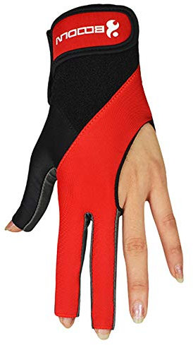 ERYUE Pool Queuehandschuh-1 STÜCKE Pool Queue-Handschuhe Billard DREI geschnittene Handschuhe Linkshänder Handschuhe Billard-Zubehör