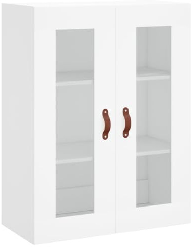 vidaXL Wall Mounted Cabinet White 69.5x34x90 cm