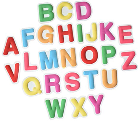 ibasenice 26 Pezzi Alfabeti Per Frigorifero Lettere Inglese Adesivi Calamita Educativi Decorativi Per Casa Realizzati in Materiali Di Buona Qualità