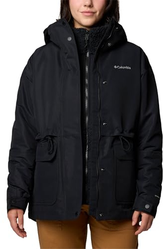 Columbia Women's Drop Ridge II Interchange Jacket, Black, Large