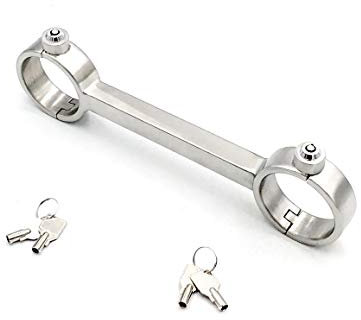 Bondage Sex Feste Handschellen Fesseln Edelstahl Handcuffs Mit Schlüssel Fußfesseln BDSM Spielzeug Für Männer Und Frauen Sex Bett Handschellen SM Spiele Erotik Sexspielzeuge Extrem,Woman