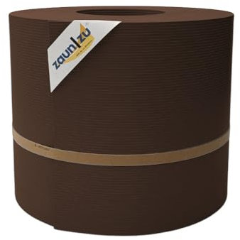 zaun|zu® Rille Maxi 50m Rolle: Sichtschutzstreifen PP für Doppelstabmatten UV-beständiger Sichtschutz | Zaunblende Made in Germany