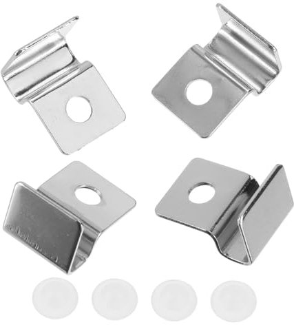 Warmhm 4stücke Aquarium Glasabdeckungs-Clips Unterstützung Für Fischbecken Einfache Installation Sicherer Für Glasabdeckungen Für Aquarienarten