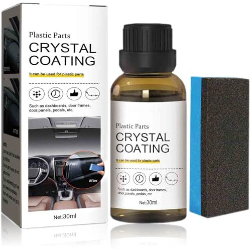 Kunststoffteile Kristalline Beschichtung, Neu Crystal Coating Kunststoff, Beschichtungsmittel Für Automobilkunststoffe, Auto-Kunststoff-Restaurator, Kunststoffsanierungsmittel Für Autos