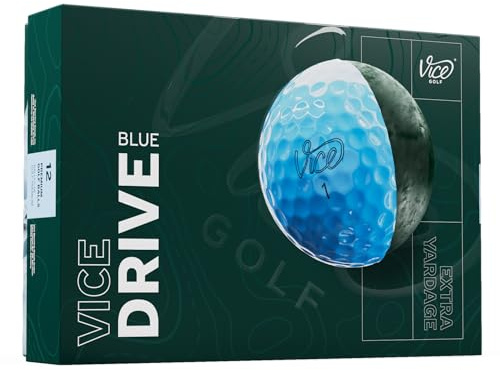 Drive Golf Balls, 12 Pack by Vice