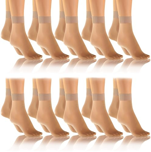 sesto senso 10-pack finstrumpor kvinnor 15 en storlek silke fina strumpor