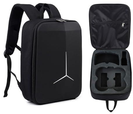 LiLiTok AVATA 2 zaino, zaino da viaggio per DJI AVATA 2 Goggles 3 e RC Motion 3 accessori batteria custodia protettiva borsa nera zaino (36 x 26,5 x 11,5 cm), Nero , L, casual