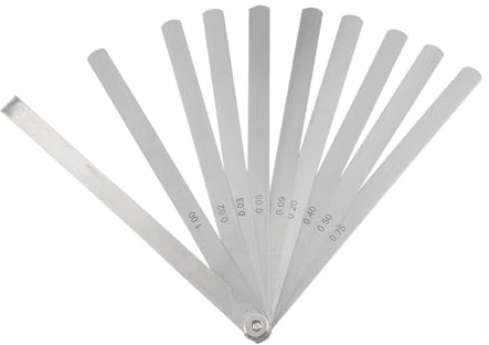 POPETPOP Spessimetro in Acciaio Inox Strumento Di Misura Righello Per Spazi Di Spessore Standard Misura Accuratezza