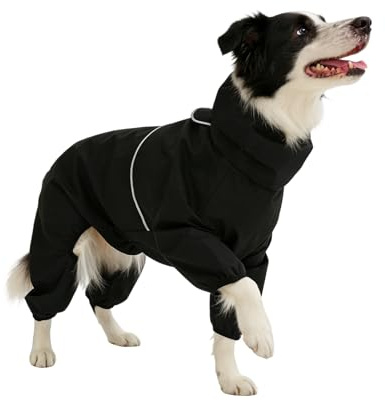 Dog Coat - Andningsbar Hundjacka | Valpjacka, Helkropp Đog Päls Halkfri, Droppsäker Och Vattentät För Julhelgen Snö Regnpromenad Utomhus Lek Shopping Camping