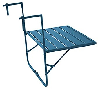 Hängbord, balkonghängbord, praktiskt hopfällbart datorbord, bardisk för hemmet, höjdjusterbart hopfällbart allroundbord (färg: A)