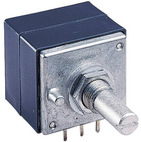 ALPS 401502 RK27112 500KAX2 Dreh-Potentiometer staubdicht Stereo 0.05 W 500 kΩ 1 St.