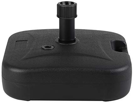 Sekey Marktschirmständer Sonnenschirmständer für Schirmstöcke bis 32-38 mm,schwarz,24kg