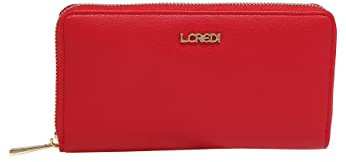 L.CREDI Women's FLIPPA Bi-Fold Wallet, mohn