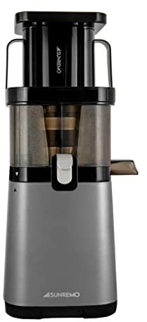 Sunremo Primo Slow Juicer - Estrattore di succo argento