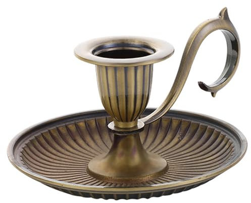 Naisicatar Bougeoir Vintage Porte-chandelles détachables en Laiton avec des bougeoirs de cône de Rouille résistants à la Chaleur pour Le décor de Mariage de Mariage de Noël