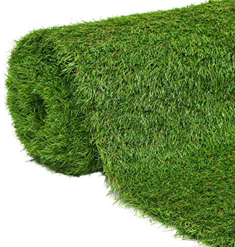 GuyAna Kunstrasen 1x10 m/40 mm Grün Miniatur Garten Deko,Künstliche Moos Miniatur,Kunstrasen Miniatur Moos