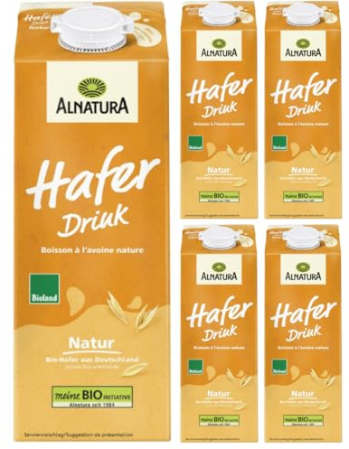 Alnatura Hafer Drink Natur 1000 milliliter x 5 Stück