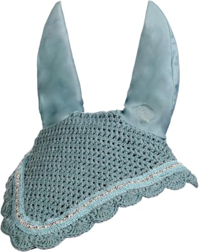HKM Elisa Fliegenhaube Hellblau Vollblut