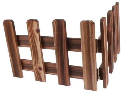 COOPHYA 1Pieza Madera Anticorrosiva para Jardín Valla Decorativa de Patio para División y Decoración