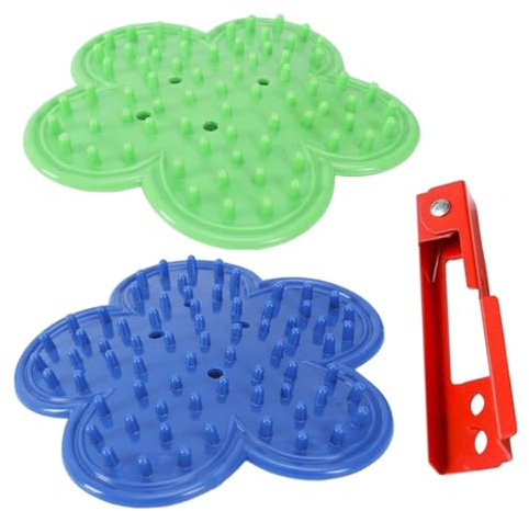 Toddmomy Arrache-épines Pour Rosiers 3 Pièces, Outil De Jardinage Main Pour Enlever Épines De Tiges Et Feuilles, Set Petits Extracteurs Vert, Bleu Et Pince Rouge, Adapté Fleuristes Et Entretien Floral