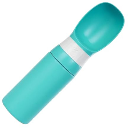Botella de Agua para Perros - Práctica Botella de Agua para Beber Pet, Acero Inoxidable portátil | 400 ml de donantes a Prueba de Fugas, construcción Ligera con Forma práctica, solución