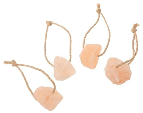 TOGEVAL Blocco di Sale Minerale Naturale per Cavalli, Bovini e Cervi, Set da 4 Pezzi Resistente alle Intemperie, Integratore di Minerali Essenziali per La Crescita e Salute del Bestiame