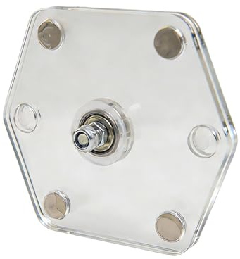 Rueda para hámster - Soporte para Rueda de hámster de 9,5 cm | Dispositivo de Actividad silencioso sin Punta, Accesorio de Fitness para Animales pequeños, de rotación magnética Estable para hu