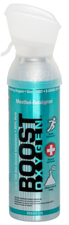 Rent syre på burk – MENTHOL EUCALYPTUS, 5L av 95% rent syre i bärbara 5L-burkar, vilket ger över 100 inandningar. Förbättrar Uthålligheten, den Mentala Skärpan och Prestationsförmågan