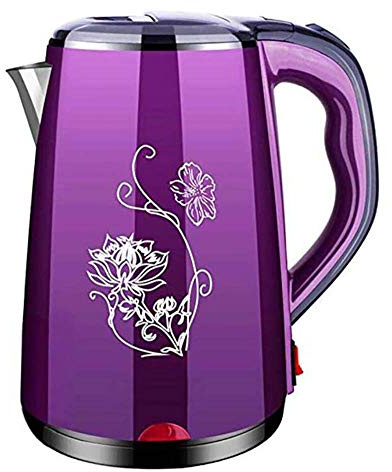 SEESEE.U Electric kettle anti-scalding 304 stainless steel hotel kettle automatic power off kettle gift home electric boiling teapot,Purple