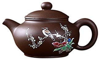 Maya Star Teteras chinas de arcilla morada Yixing hechas a mano, gran capacidad Kongfu para el hogar A47