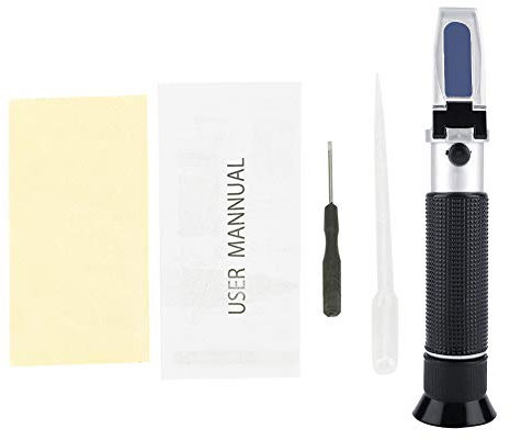 EVTSCAN Handheld 0-100% Salinität Refraktometer Salinometer Meerwasser Salzkonzentration Tester Meter
