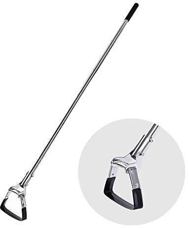 BARAYSTUS Garden Hoes for Weeding Long Handle,Hula Hoe,Stirrup Hoe Garden Tool,Stainless Steel Adjustable Long Handle Weeding Hoe