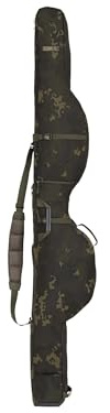 Korda Compac 5 Rod Holdall 12ft Dark Kamo - Rutentasche, Rutenfutteral, Angeltasche, Zubehörtasche, Tragetsche für Karpfenruten