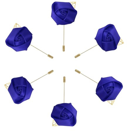 sourcing map Groom Anstecksträuße Rose Anstecksträuße Pins für Herren Hochzeit Zeremonie Jubiläum Formelles Abendessen