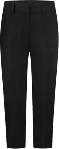 Alanna Jones Pantalon d'école pour garçon - Coupe robuste, protection en téflon - Taille semi-élastique - Fermeture éclair et clip sécurisés - 5 à 16 ans, Noir , 8-9 ans