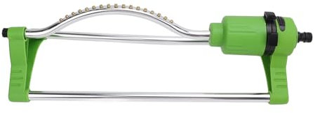 Lawn Water Sprinkler, Outdoor Oscillating Sprinkler 17 Hole Adjustable Automatic Oscillating Water Sprinkler Irrigation Watering Tool for Yard Garden