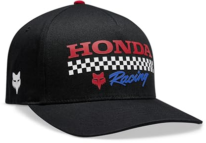 Fox Racing Mens Honda Flexfit Hat Black