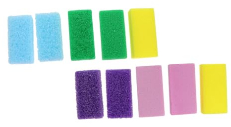 MERRYHAPY Pu Pediküre Pedikelstein 15 Stück Bimsstein Fußschrubber Hornhautentferner Fußpflege Tools Für Weiche Haut Badezimmer Zubehör