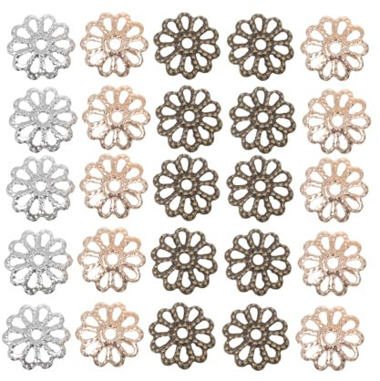 SEWACC 2stücke Schmuckzubehör Blütenanhänger Und Lochperlen Für Kreative Ohrringe Und Bastelmaterialien Für Armbänder Und Halsketten