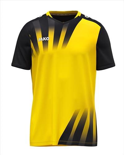 JAKO Unisex tröja vintage, kortärmad, gul/svart, XXL