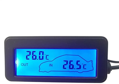 Thermomètre numérique pour voiture Thermomètre numérique pour voiture