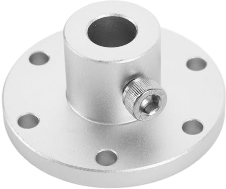 Accouplement d'arbre de bride, support d'axe de guidage en aluminium de 12 mm, transfert d'énergie efficace avec usinage de précision pour moteurs modèle de bricolage
