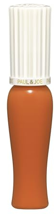 Paul & Joe Glossy Rouge 04 Sunny side café, Orange – High Gloss Liquid Lipstick, Plumping & Hydrating, Radiant Shine, Non-Sticky Cushion Finish, 0.35 oz